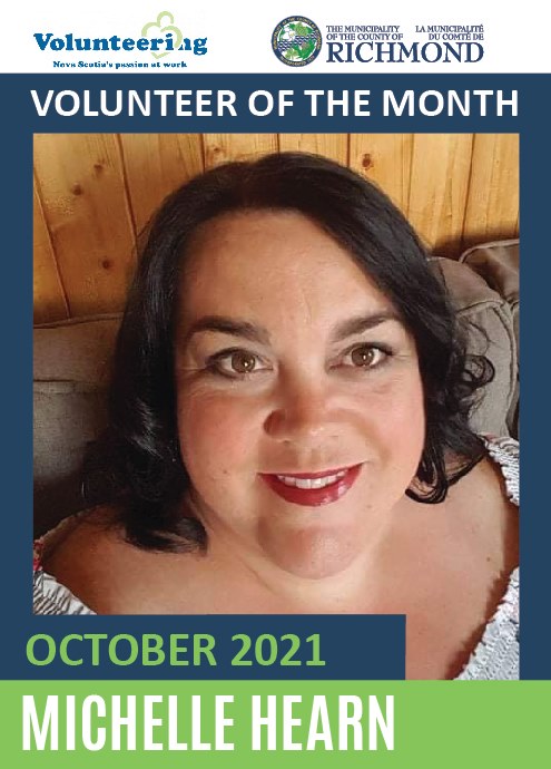 October Volunteer of the Month - Michelle Hearn