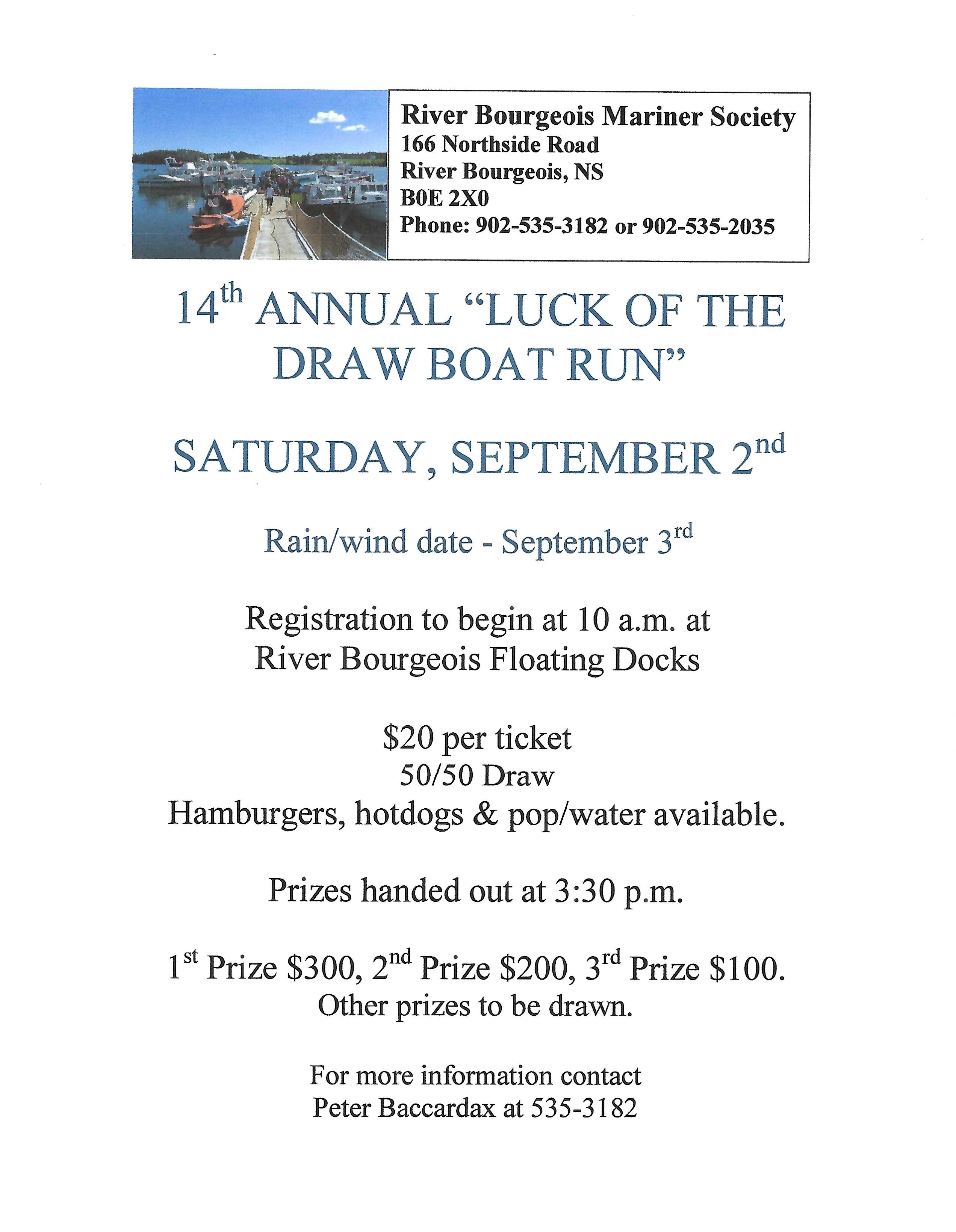 2023 RB Luck of the Draw Boat Run