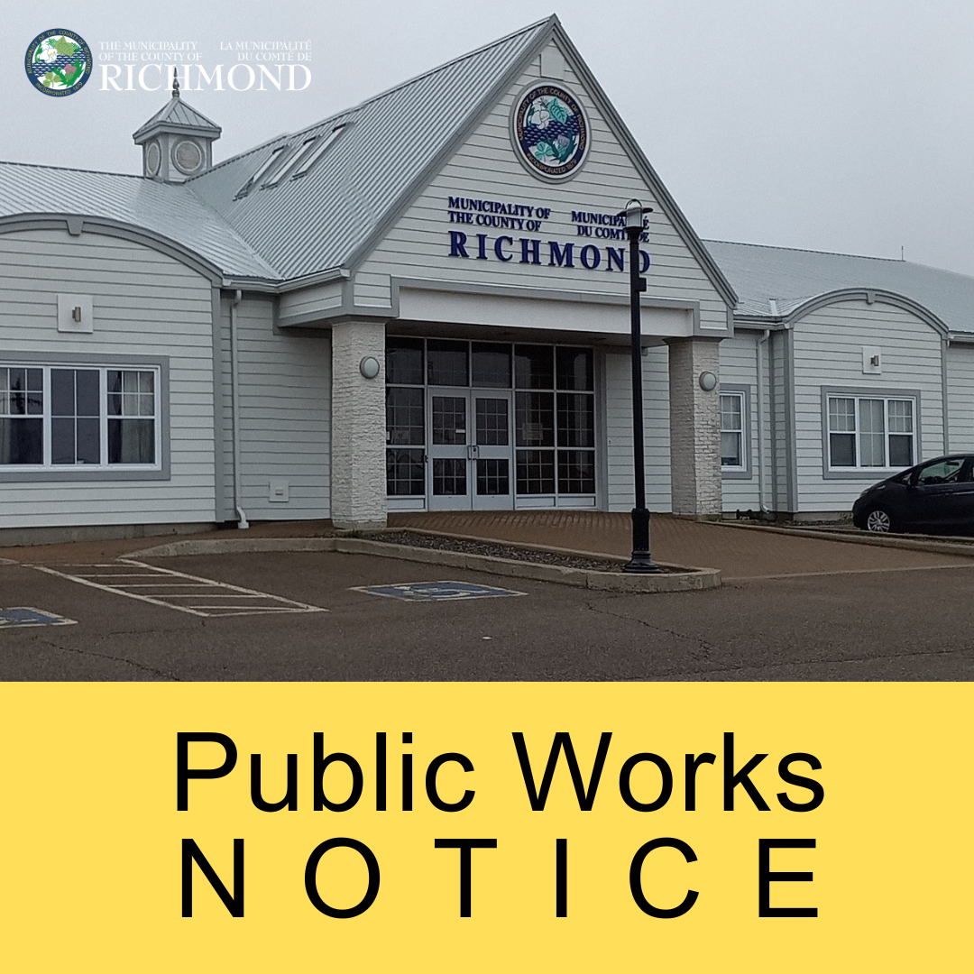 Facebook Pubic Works Notice General