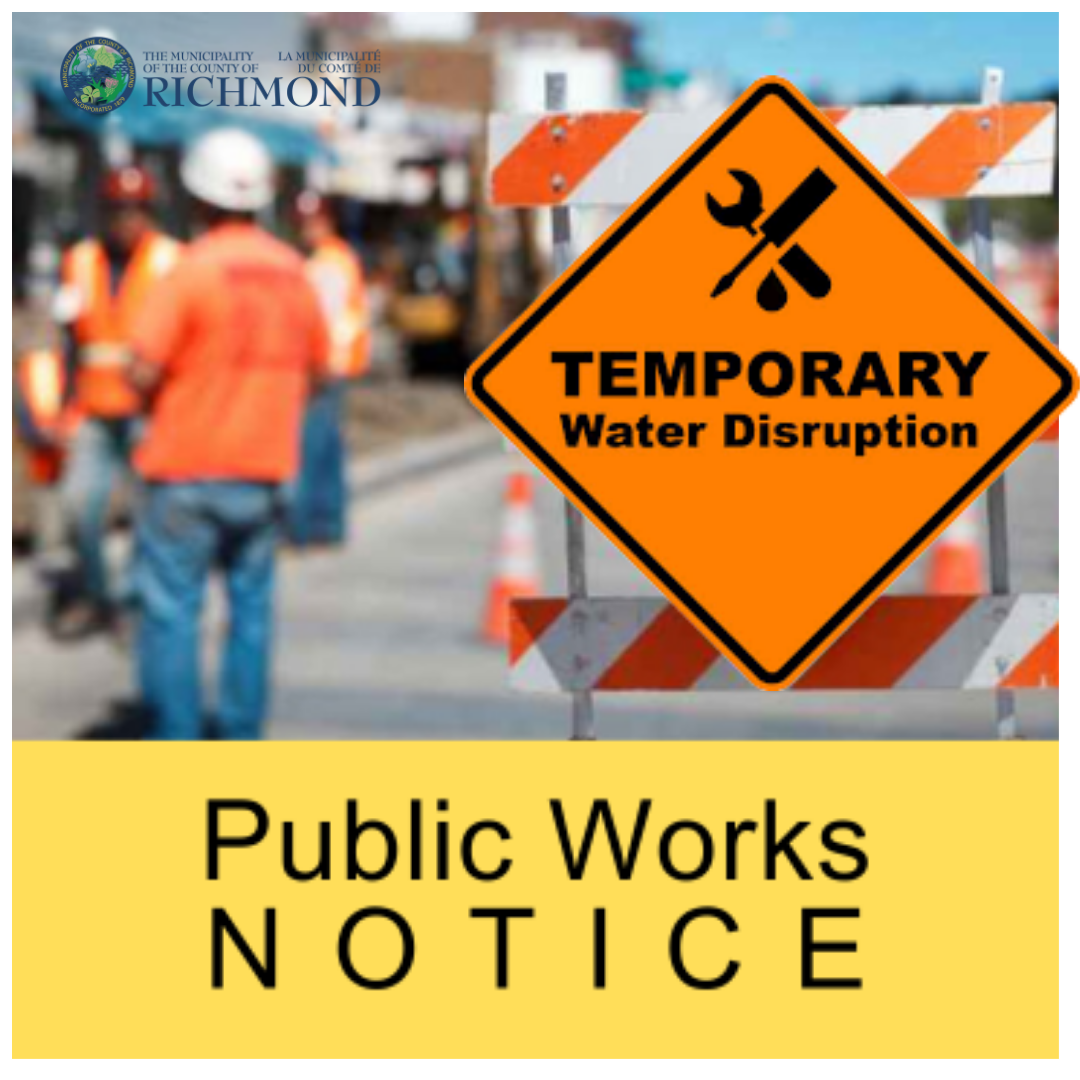 Facebook Public Works Water Disruption 1080 x 1080 px