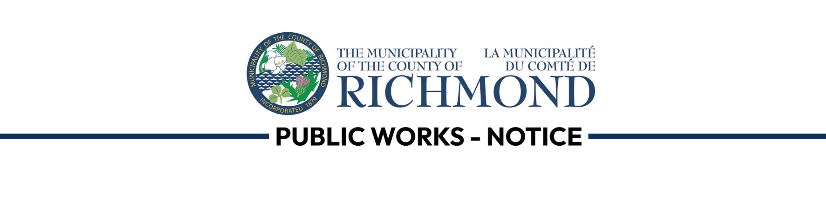 Public Works Notice Larger