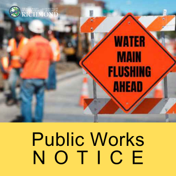 Website Public Works Water Main Flushing