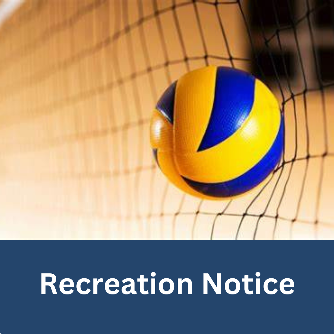 Adult Volleyball Notice