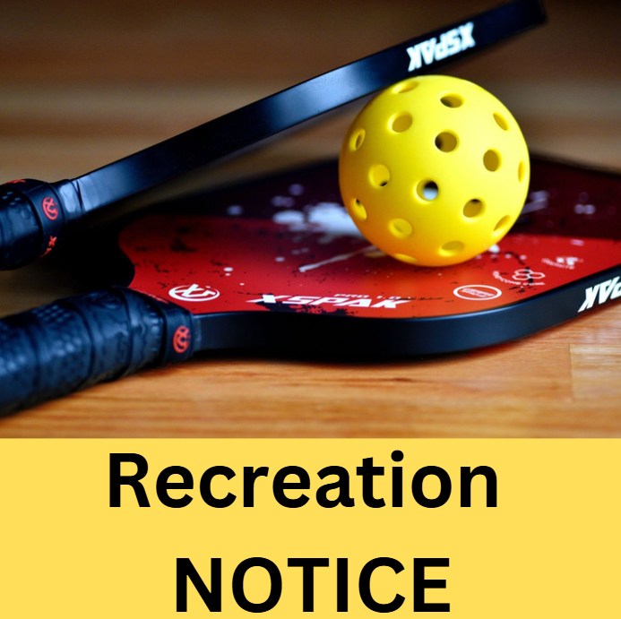 Pickleball Cancellation Jan 12