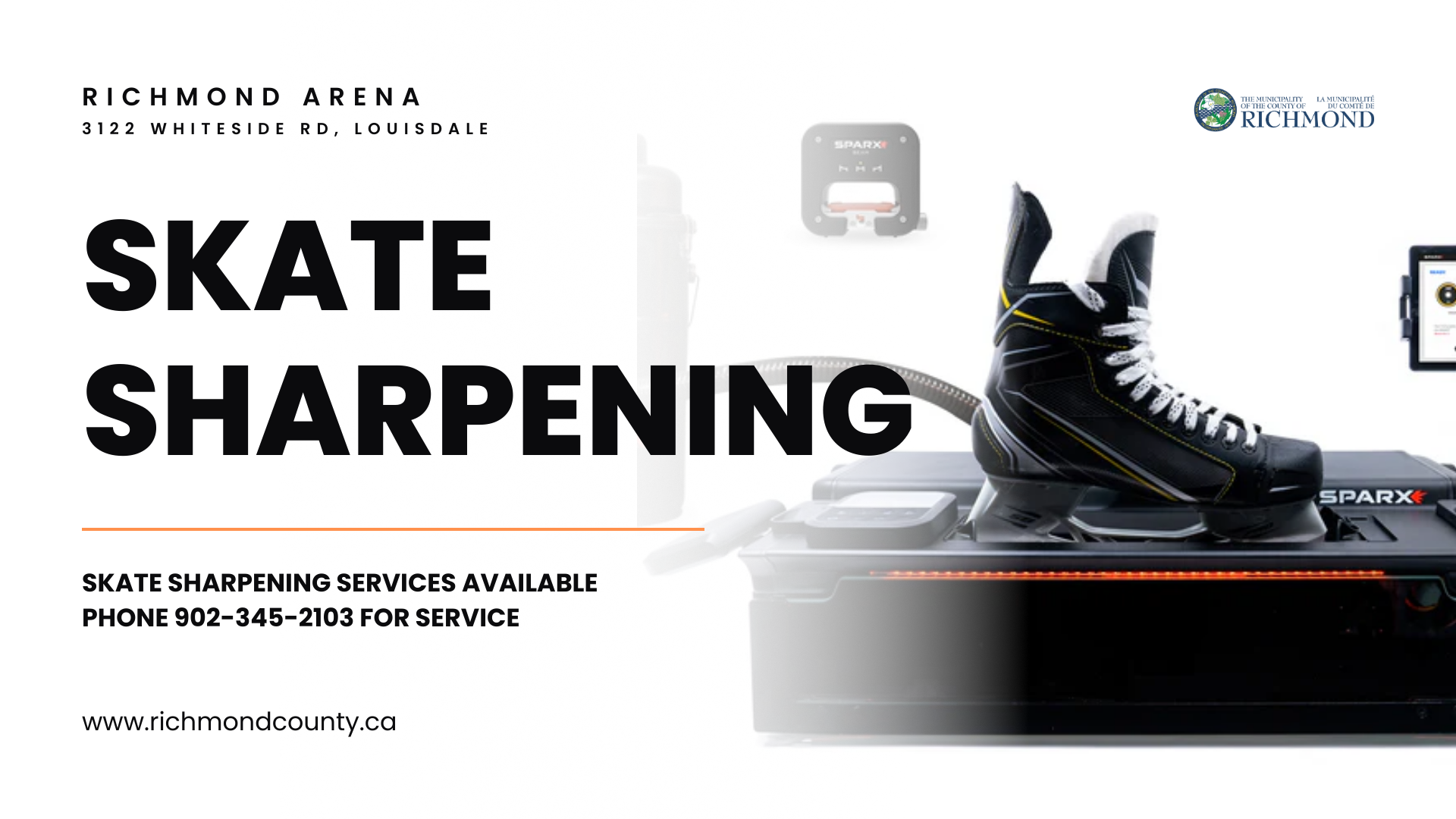 Skate Sharpening Available Jan 16 2026