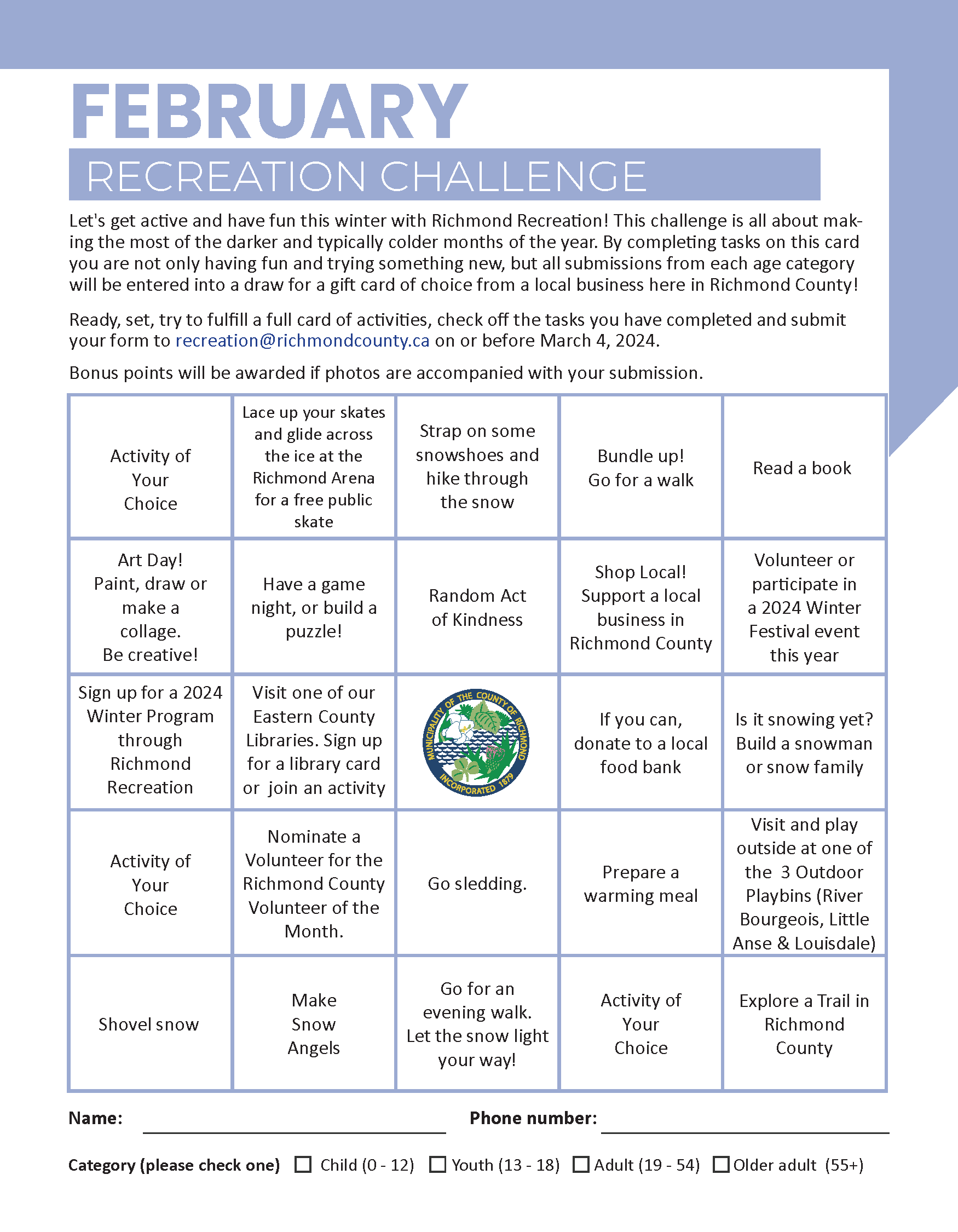 Winter 2024 February Challenge