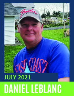 July 2021 Volunteer of the Month - Daniel LeBlanc