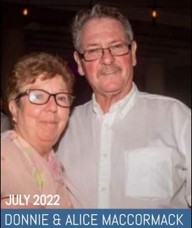 June 2022 - Volunteer of the Month - Donnie and Alice MacCormack